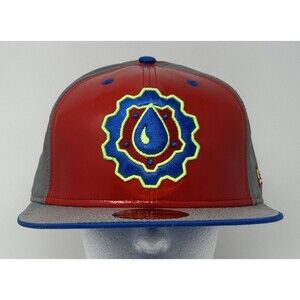 New Era Edmonton Oilers 59Fifty Fitted Hat Men’s 7 1/2 Reflective Leather SAMPLE